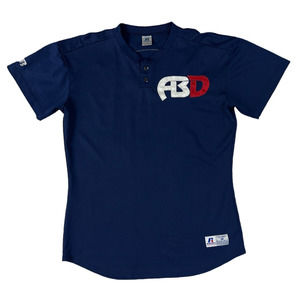 Russell Athletics ABD Blue Short‎ Sleeve Jersey #28 Chavez Men Size Medium